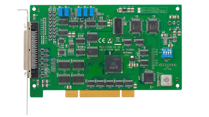 16-Channel Universal PCI Multifunction Card, 100 kS/s, 12-bit